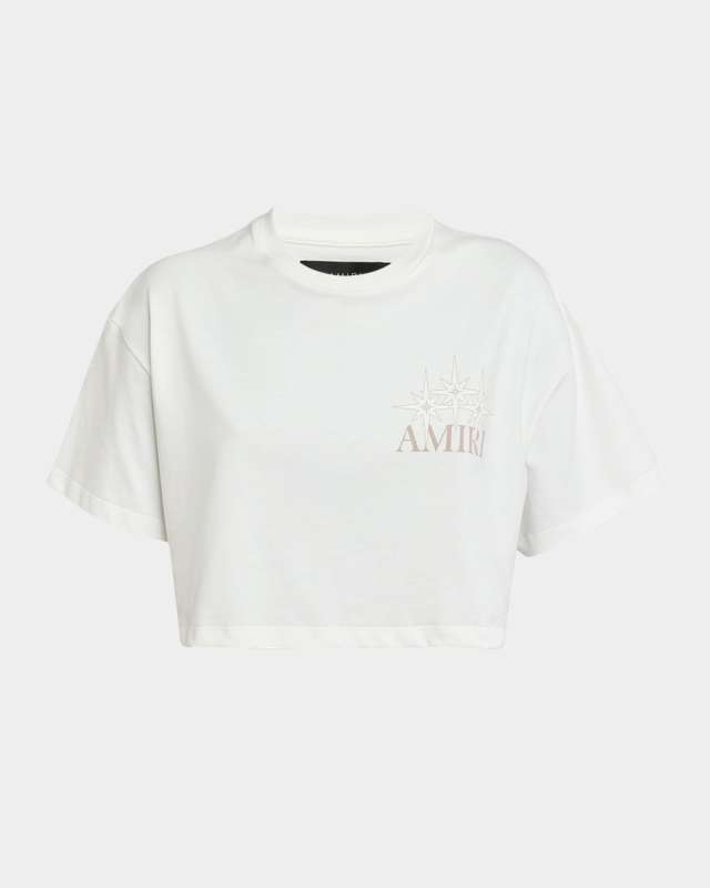 Amiri Starburst Crop T-Shirt